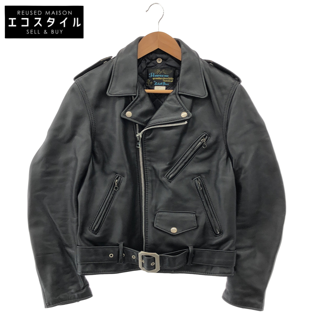 schott ショット 613XX ブラック サボテンタグ ダブルライダース ジャケット トップス