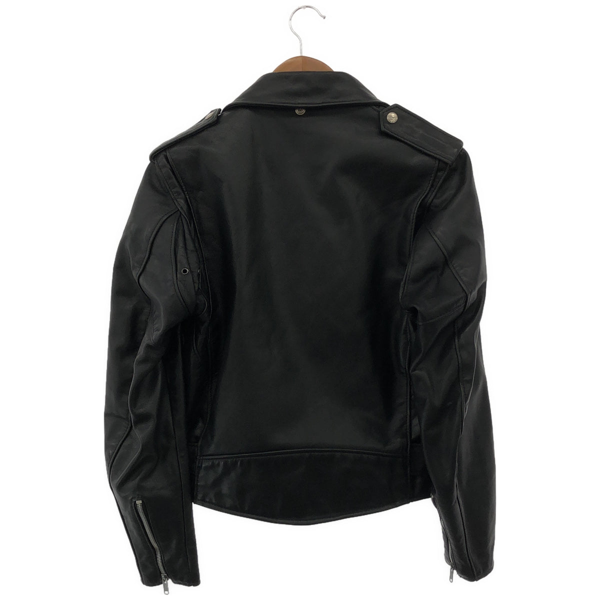 schott ショット 118 ブラック バイカータグ ダブルライダースジャケット トップス