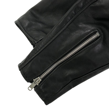 schott ショット 118 ブラック バイカータグ ダブルライダースジャケット トップス