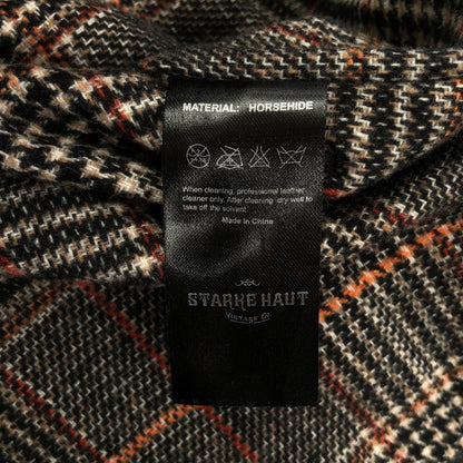 STARKE HAUT スタークハウツ ブラック ホースハイド カーコート トップス