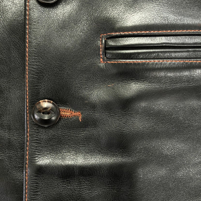 STARKE HAUT スタークハウツ ブラック ホースハイド カーコート トップス