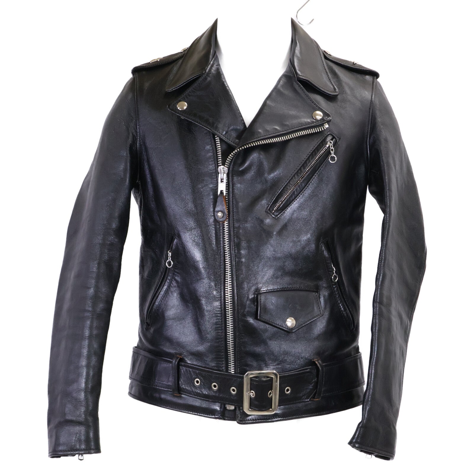 schott ショット 【美品/国内正規】7544 613SJH ホースハイド ワンスター ダブルライダースジャケット ジャケット