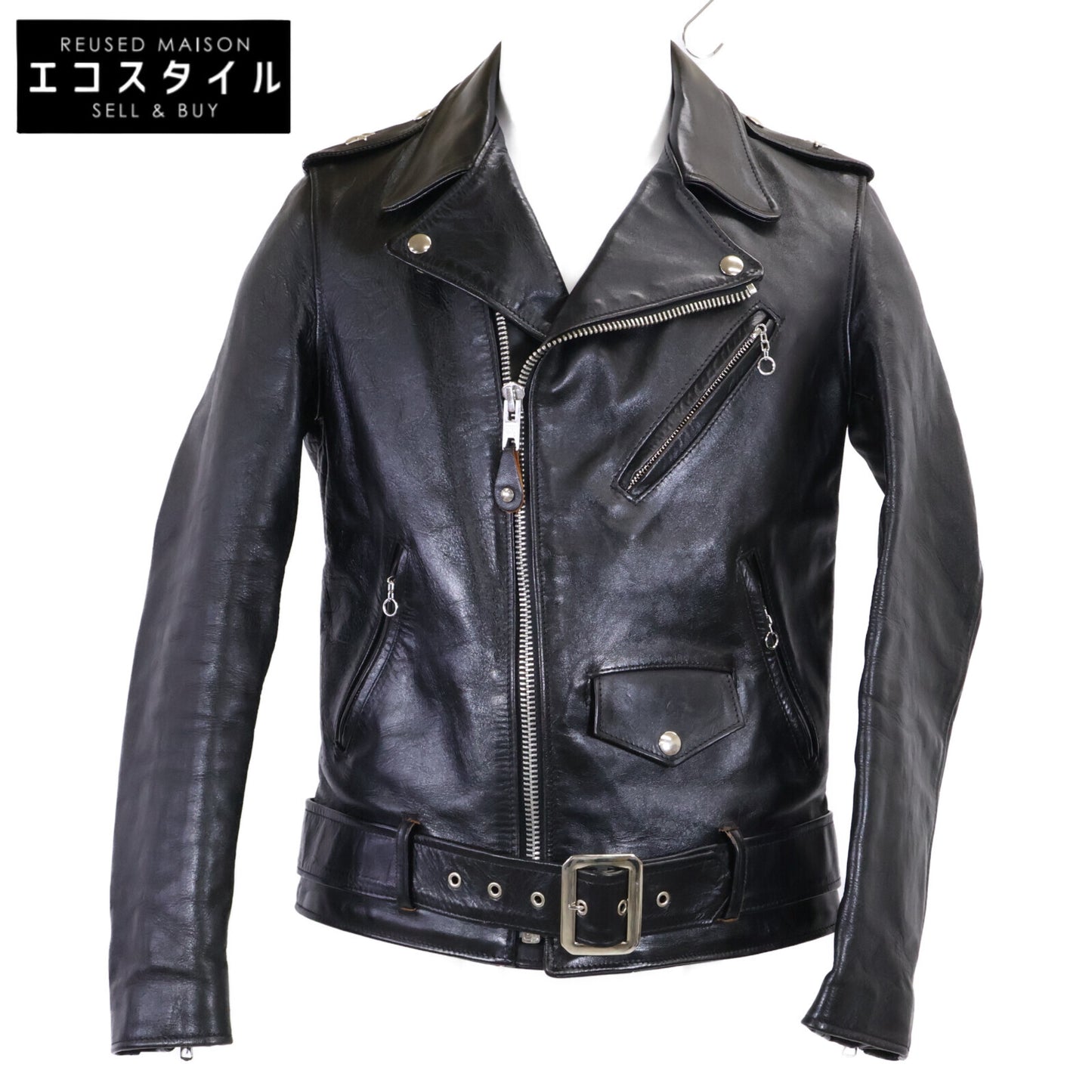 schott ショット 【美品/国内正規】7544 613SJH ホースハイド ワンスター ダブルライダースジャケット ジャケット