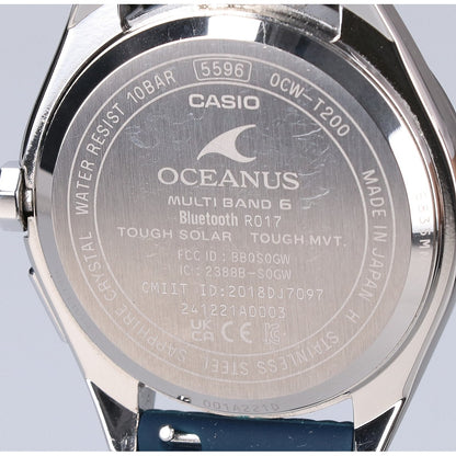 CASIO カシオ OCW-T200S-1AJF OCEANUS オシアナス マルチバンド6 タフソーラー電波 腕時計