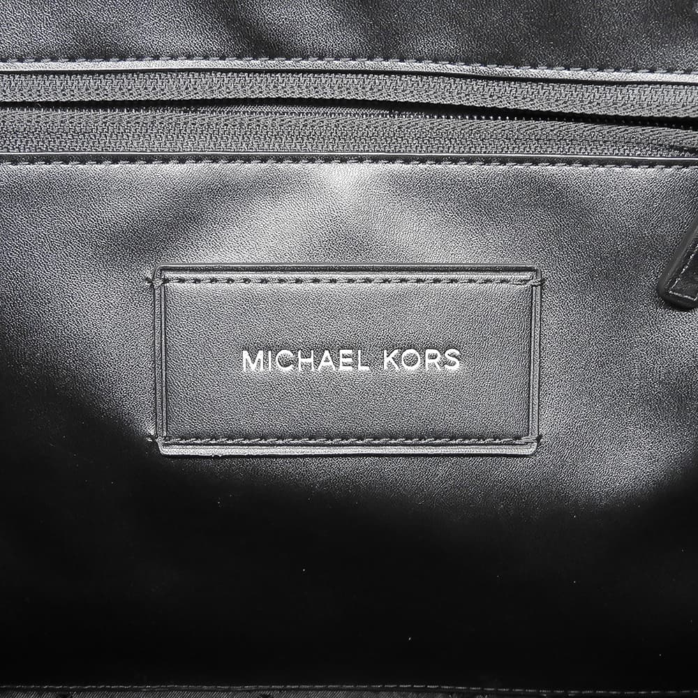 MICHAEL KORS マイケルコース ロゴ レザー トートバッグ レディース ネイビー トートバッグ