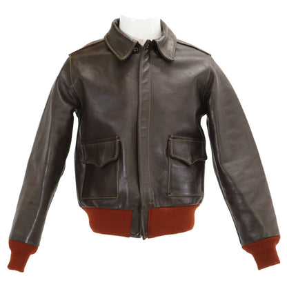 BUZZ RICKSON'S バズリクソンズ 【美品】BR80644 Type A-2 赤リブ ホースハイド フライトジャケット ジャケット