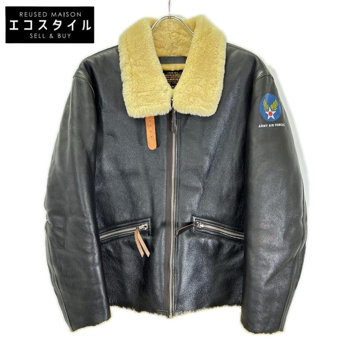 MORGAN MEMPHIS BELLE モーガンメンフィスベル ダークブラウン シープスキン D-1 フライトジャケット ジャケット