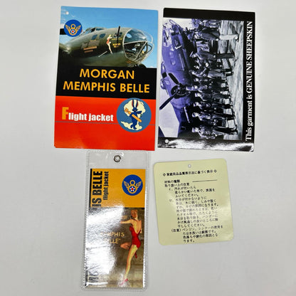 MORGAN MEMPHIS BELLE モーガンメンフィスベル ダークブラウン シープスキン D-1 フライトジャケット ジャケット