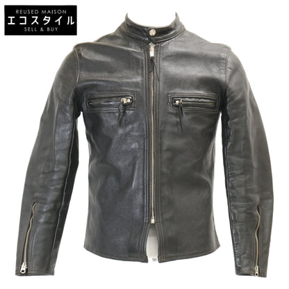 BUCO ブコ THE REAL McCOYS【美品】J-100 ホースハイド インナーレス シングルライダースジャケット ジャケット