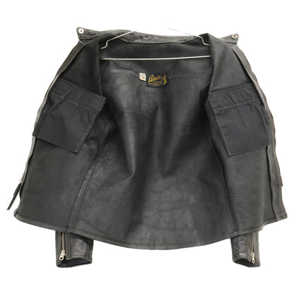 BUCO ブコ THE REAL McCOYS【美品】J-100 ホースハイド インナーレス シングルライダースジャケット ジャケット