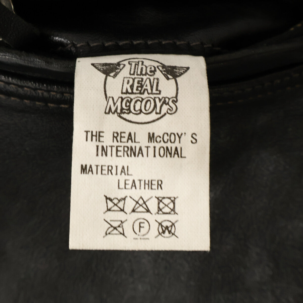BUCO ブコ THE REAL McCOYS【美品】J-100 ホースハイド インナーレス シングルライダースジャケット ジャケット