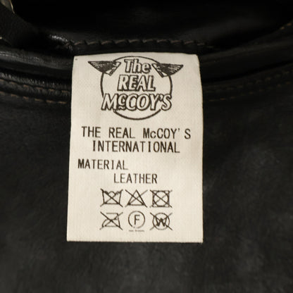 BUCO ブコ THE REAL McCOYS【美品】J-100 ホースハイド インナーレス シングルライダースジャケット ジャケット