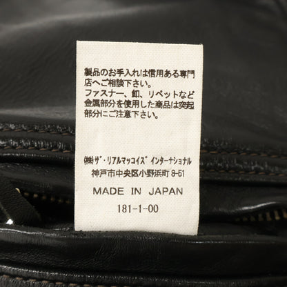 BUCO ブコ THE REAL McCOYS【美品】J-100 ホースハイド インナーレス シングルライダースジャケット ジャケット