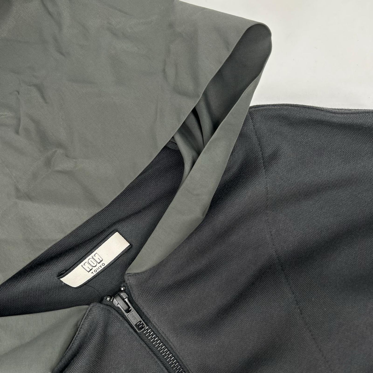 NONTOKYO ノントーキョー グレー NYLON HOOD ZIP-UP PARKER ジャケット