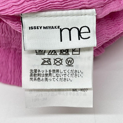 MeISSEYMIYAKE ミーイッセイミヤケ ローズピンク ACCORDION SEE-THROUGH CREPE トップス トップス
