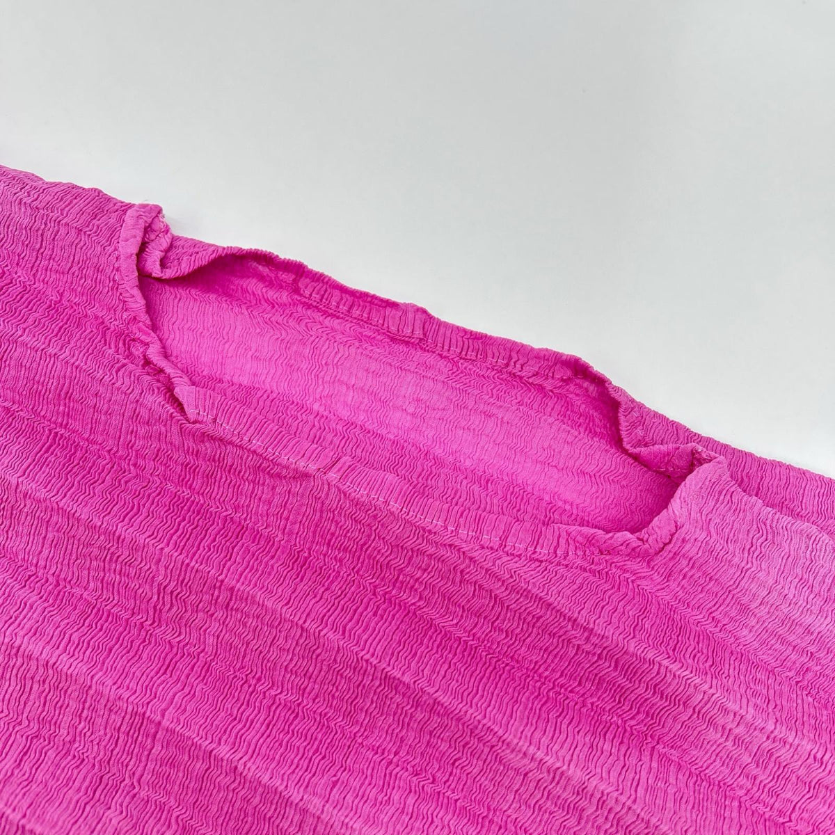 MeISSEYMIYAKE ミーイッセイミヤケ ローズピンク ACCORDION SEE-THROUGH CREPE トップス トップス