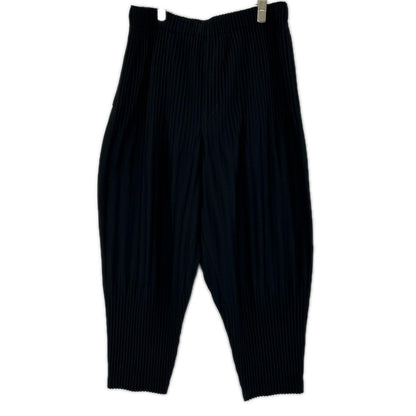 HOMME PLISSE ISSEY MIYAKE オムプリッセ イッセイミヤケ ブラック BASICS プリーツパンツ ボトムス