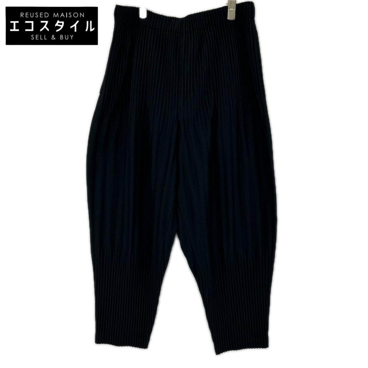 HOMME PLISSE ISSEY MIYAKE オムプリッセ イッセイミヤケ ブラック BASICS プリーツパンツ ボトムス