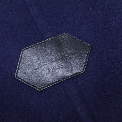 LOUIS VUITTON ルイヴィトン 【美品/国内正規】FGC047QWE ウールｘシルク 裏地モノグラム ジップアップ フーディ コート