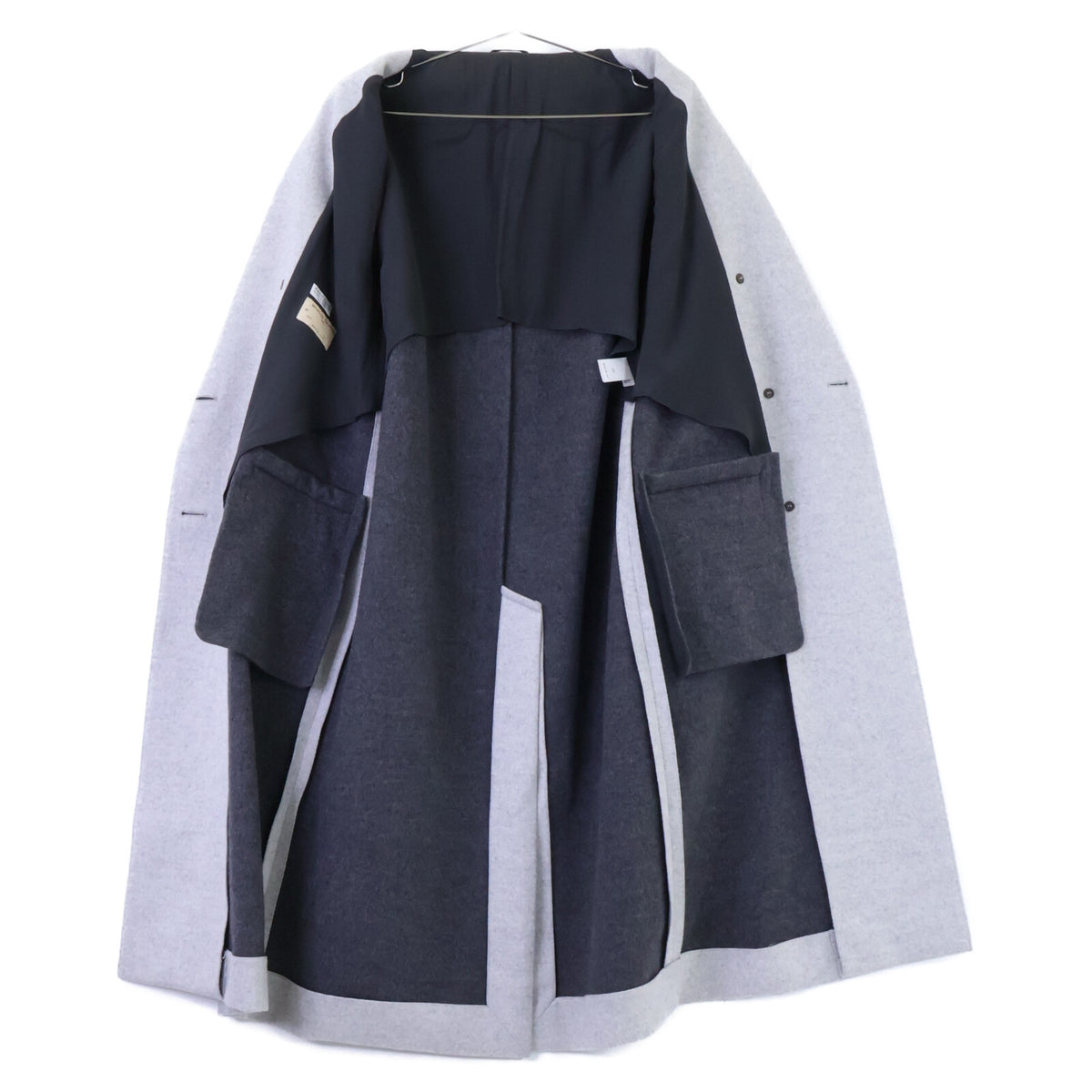 BRUNELLO CUCINELLI ブルネロクチネリ 【美品/国内正規】ME4179732 ウールｘカシミヤ ダブルブレスト チェスター コート
