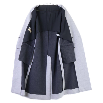 BRUNELLO CUCINELLI ブルネロクチネリ 【美品/国内正規】ME4179732 ウールｘカシミヤ ダブルブレスト チェスター コート