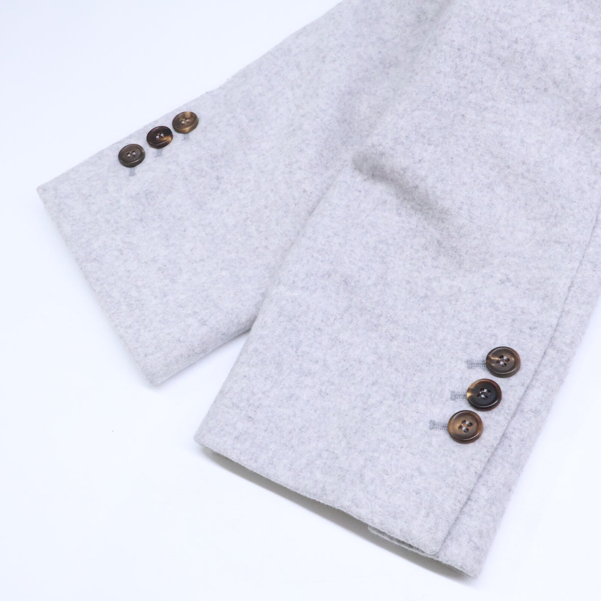 BRUNELLO CUCINELLI ブルネロクチネリ 【美品/国内正規】ME4179732 ウールｘカシミヤ ダブルブレスト チェスター コート