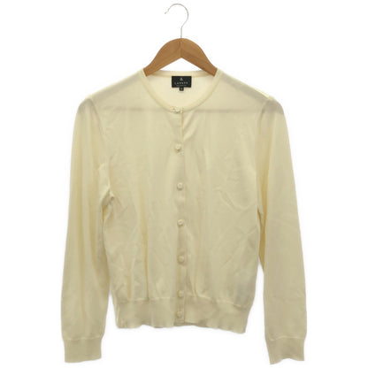 LANVIN COLLECTION ランバンコレクション アイボリー 2115808 バックシルクニットカーディガン トップス