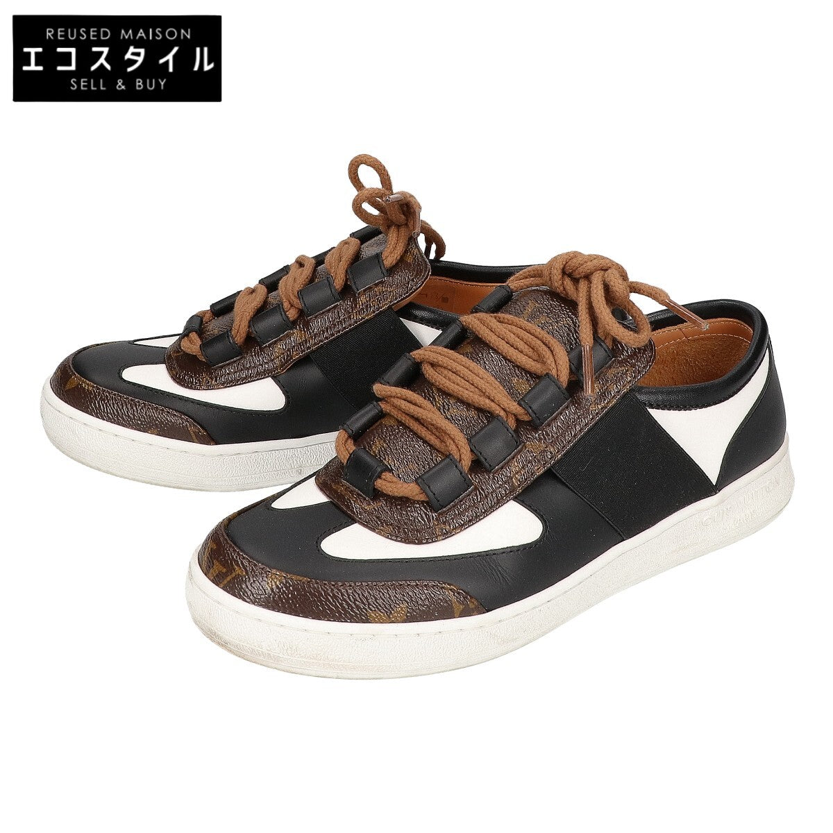 LOUIS VUITTON ルイヴィトン 【美品】ルース・ライン モノグラムキャンバス スニーカー シューズ