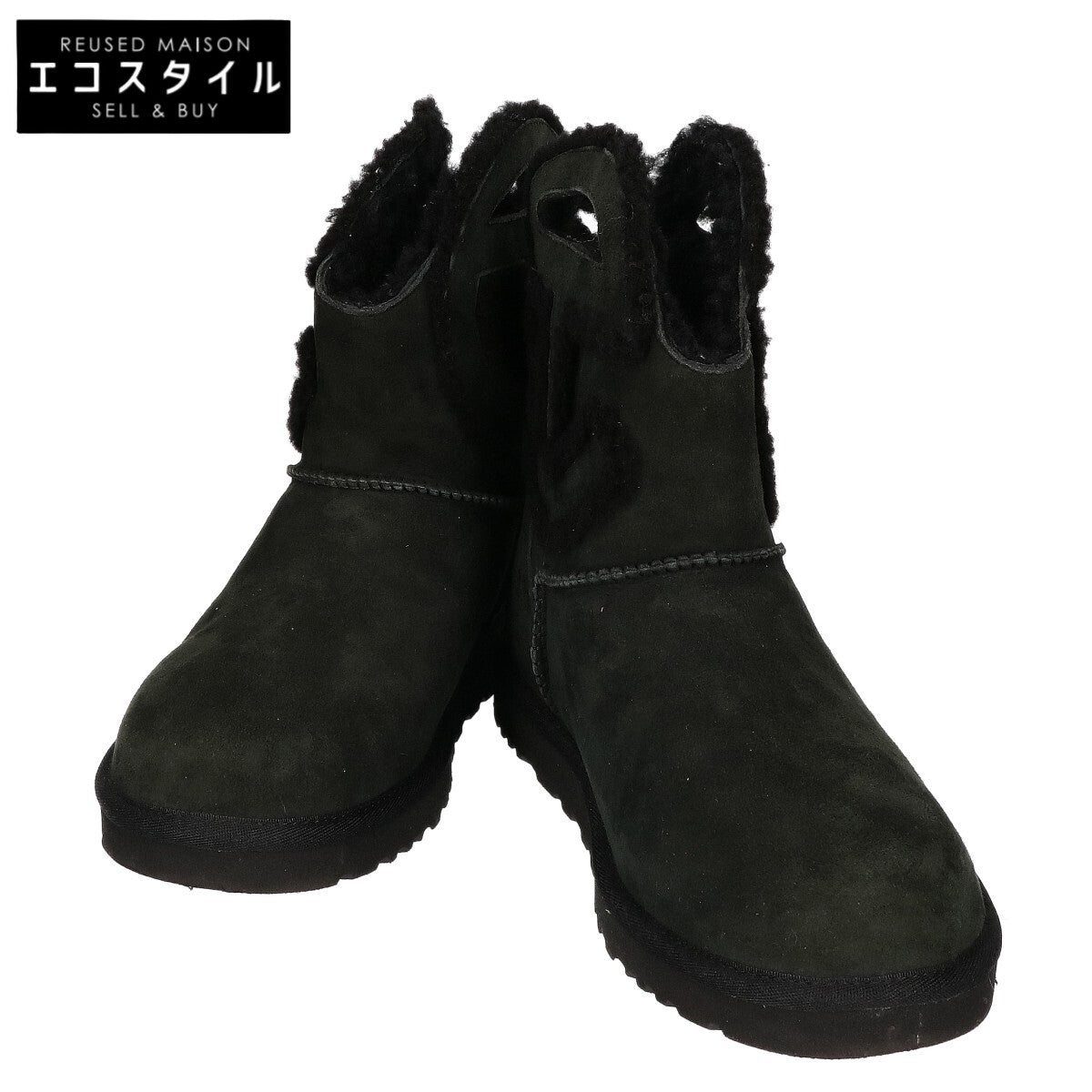 UGG アグ ｘTelfarテルファー【新品同様】1122991 Logo Mini ムートンブーツ シューズ