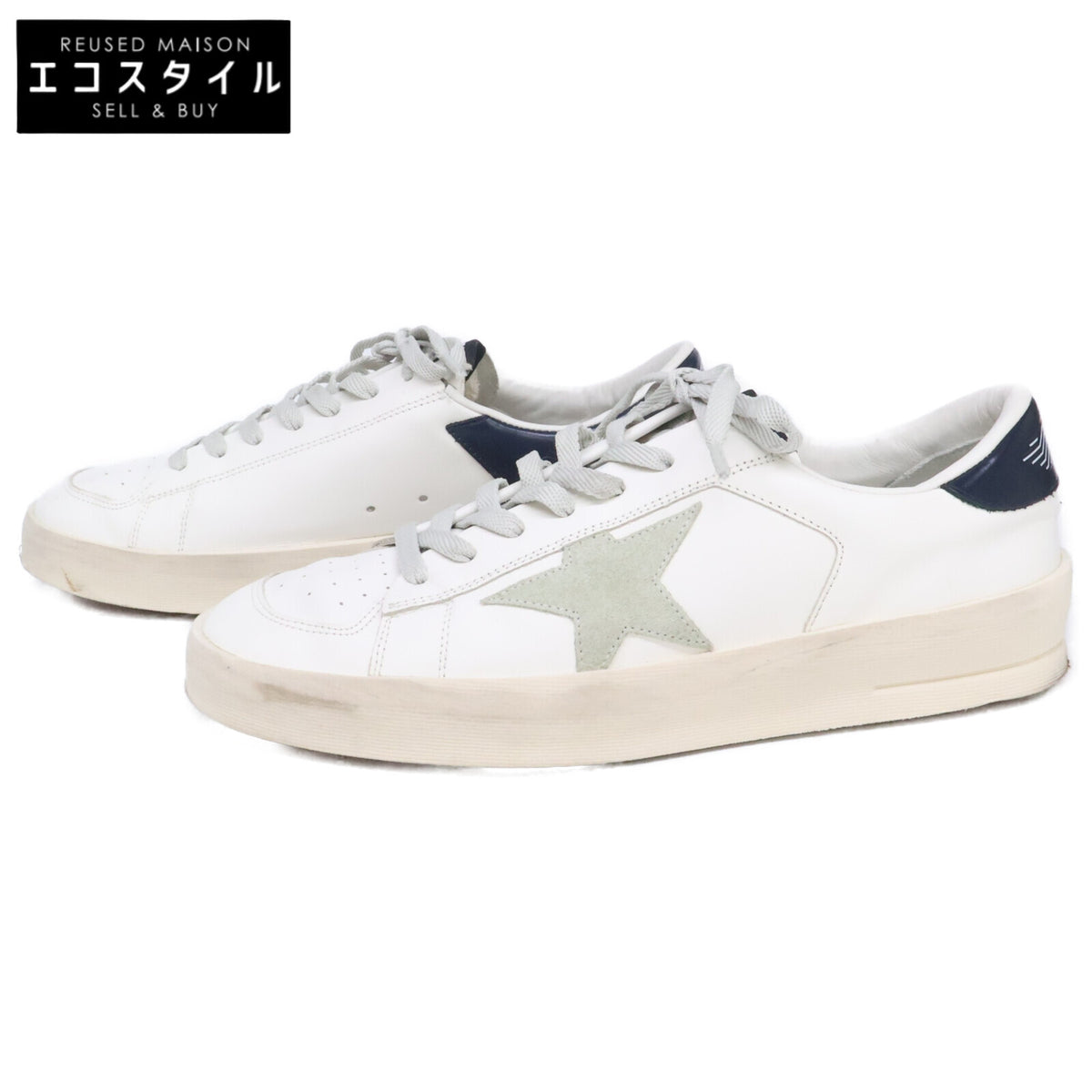 GOLDEN GOOSE ゴールデングース STARDAN スター レザー/スエード スニーカー シューズ
