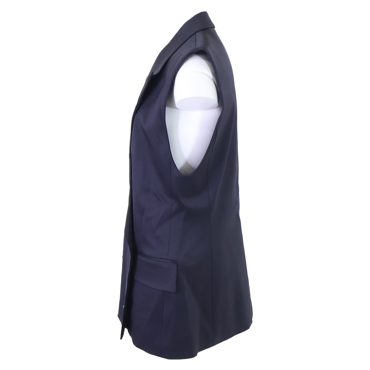 LOUIS VUITTON ルイヴィトン RW191B NFX FGVE81 シルクｘウール ジップアップ ジレ/ ジャケット