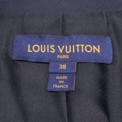LOUIS VUITTON ルイヴィトン RW191B NFX FGVE81 シルクｘウール ジップアップ ジレ/ ジャケット