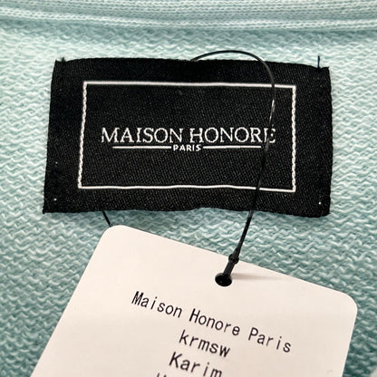 Mint Blue Pullover Hoodie Top XL Men's