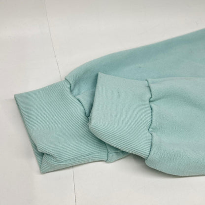 Mint Blue Pullover Hoodie Top XL Men's