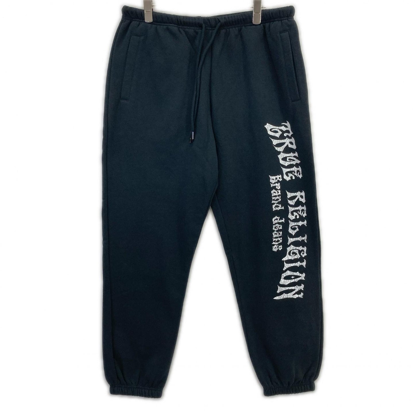 TRUE RELIGION トゥルーレリジョン ブラック ロゴデザイン スウェットパンツ ボトムス