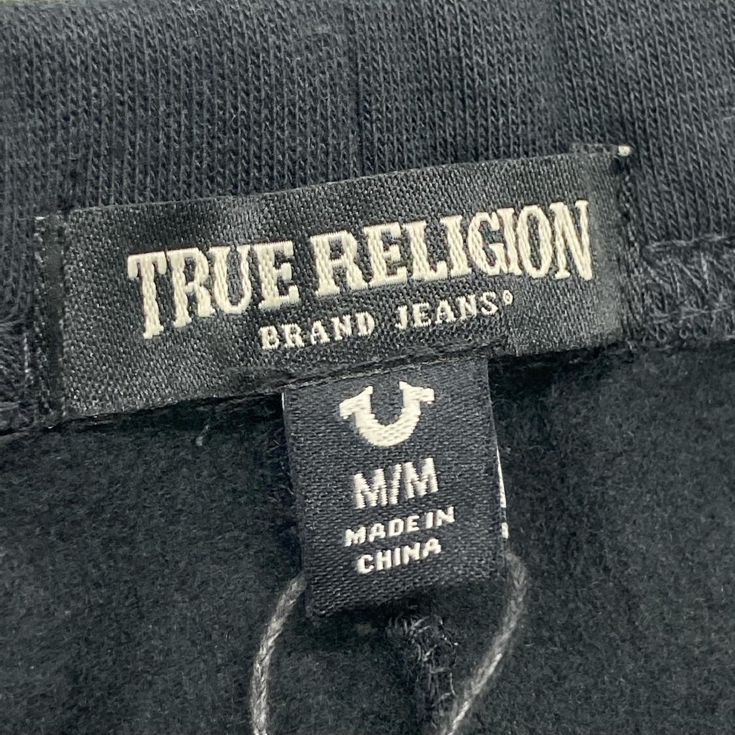 TRUE RELIGION トゥルーレリジョン ブラック ロゴデザイン スウェットパンツ ボトムス