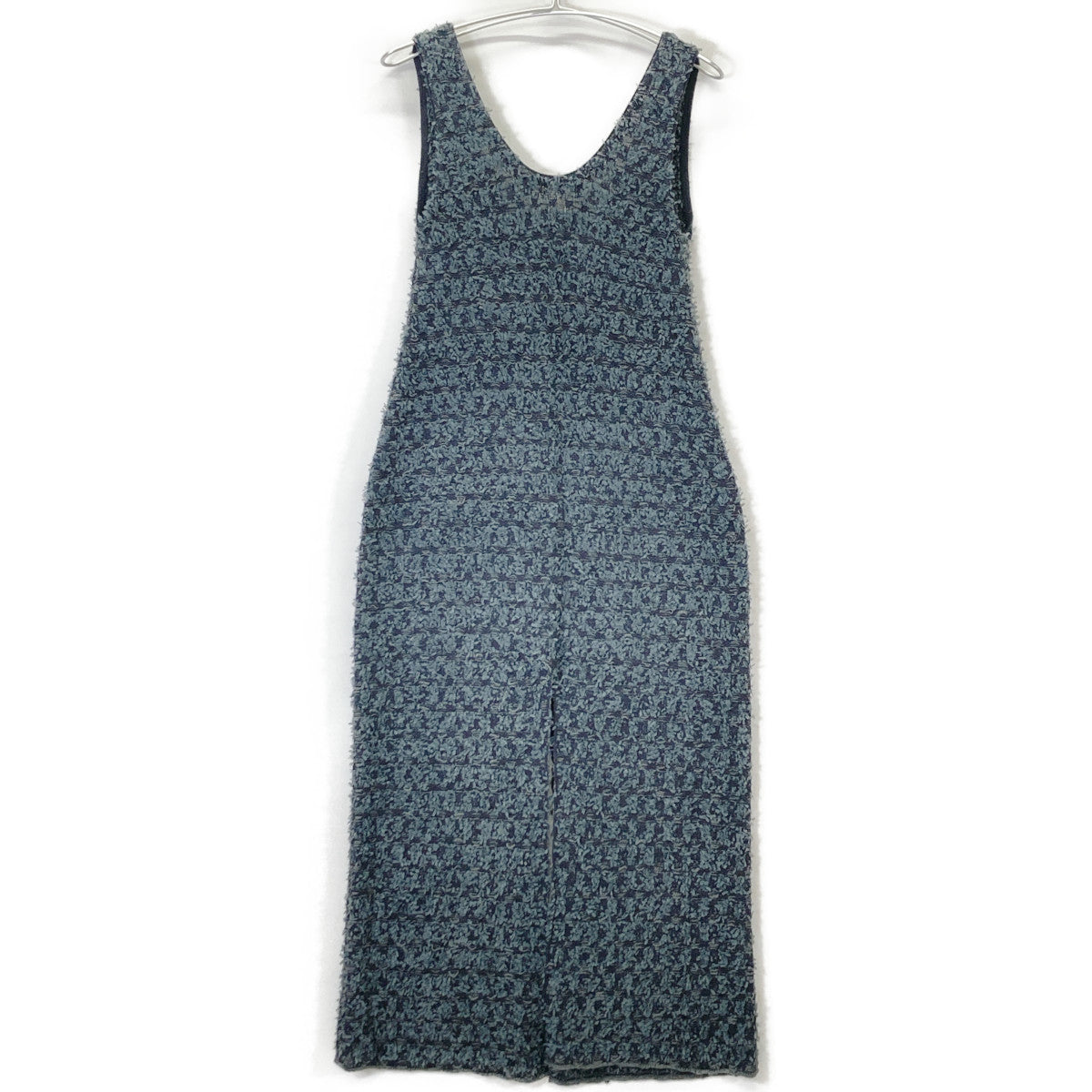 IRENE 25 years Charcoal Gray 27S85004 Tweed Knit Dress One-piece 36 Ladies