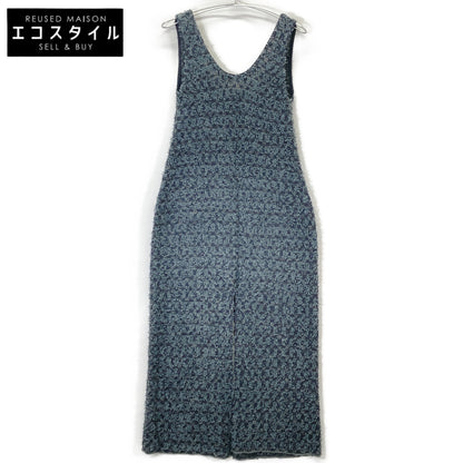 IRENE 25 years Charcoal Gray 27S85004 Tweed Knit Dress One-piece 36 Ladies