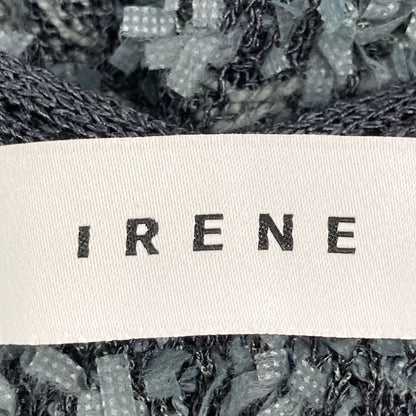 IRENE 25 years Charcoal Gray 27S85004 Tweed Knit Dress One-piece 36 Ladies