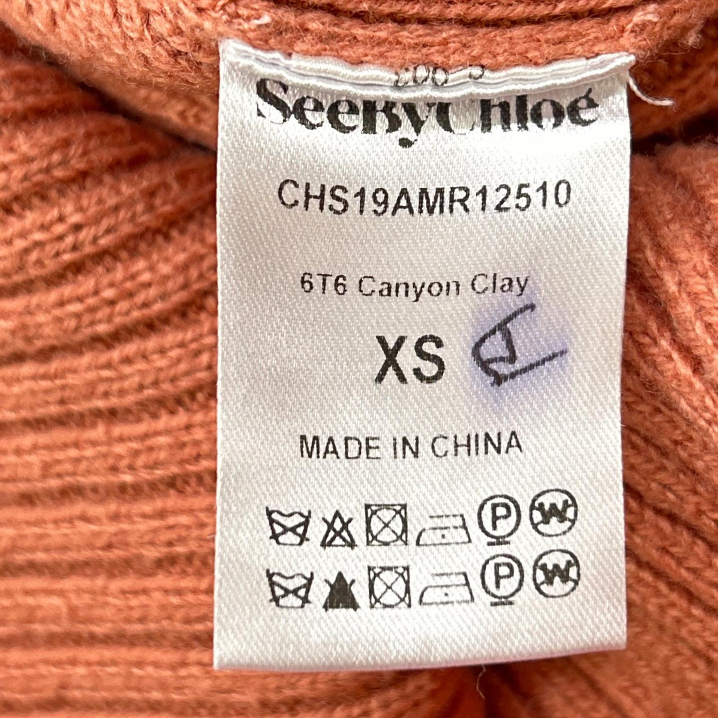 SEE BY CHLOE シーバイクロエ ピンク ハイネック ニット ワンピース ワンピース
