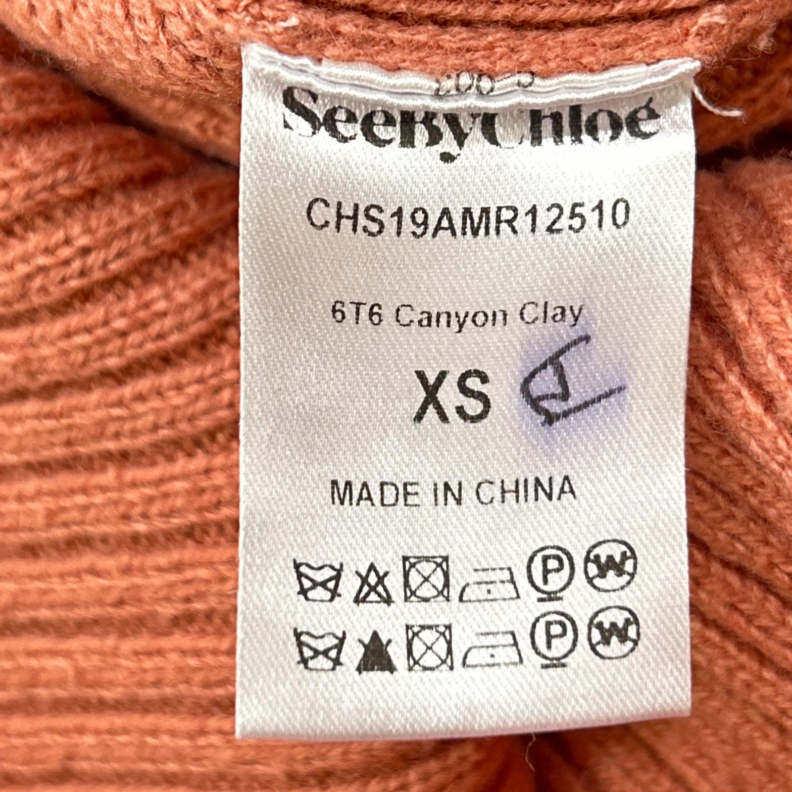 SEE BY CHLOE シーバイクロエ ピンク ハイネック ニット ワンピース ワンピース