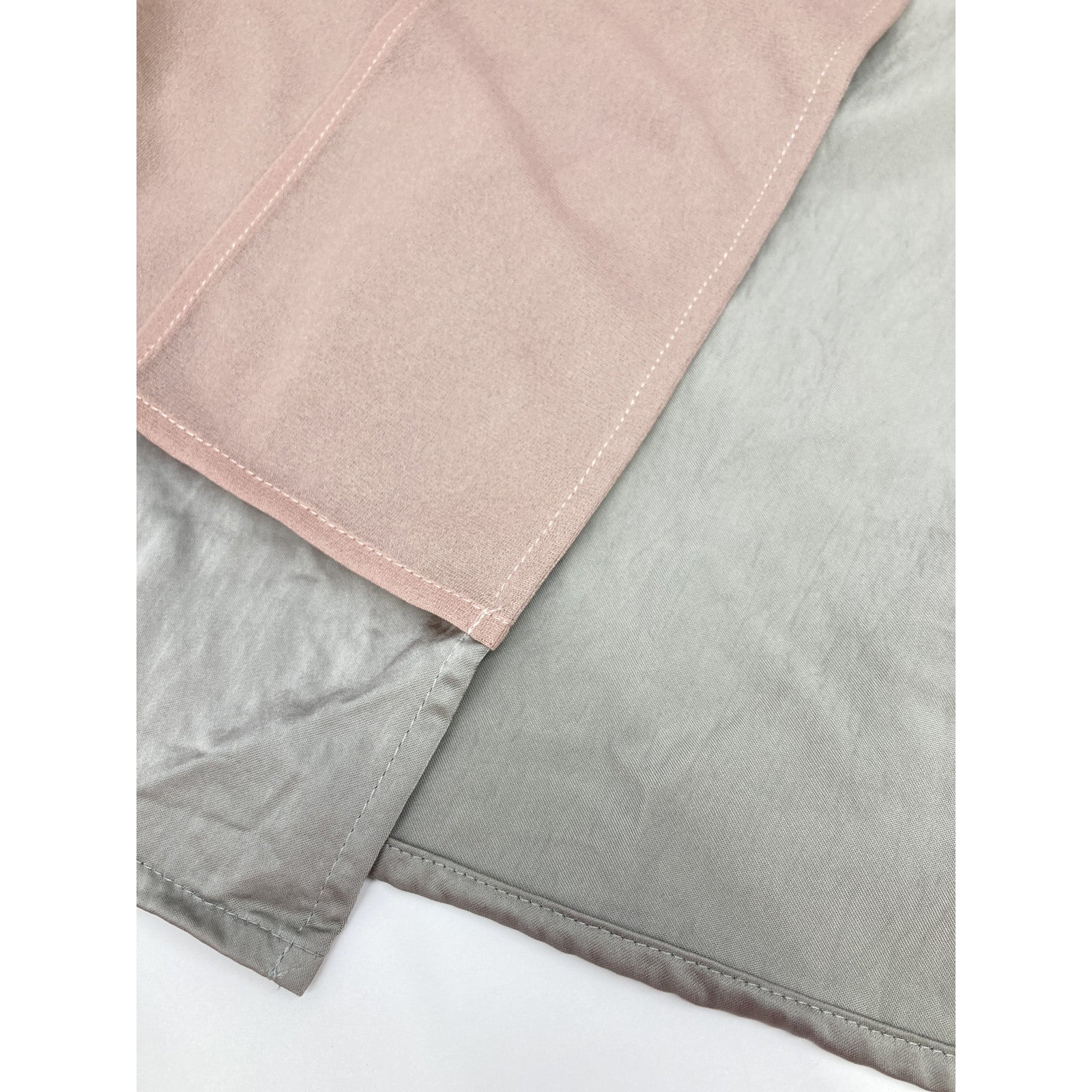 LE CIEL BLEU LE CIEL BLEU 25SS 浅灰色 Organza x Satin Slip Dress 连衣裙 36 女式