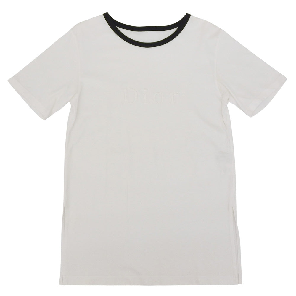 Christian Dior Sports Beautiful Cotton Short Sleeve T-Shirt Top for Women White M Q7K0305 Tops