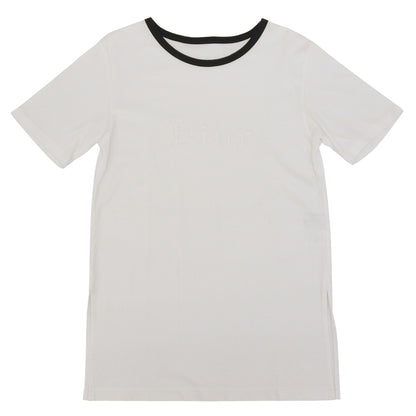 Christian Dior Sports Beautiful Cotton Short Sleeve T-Shirt Top for Women White M Q7K0305 Tops