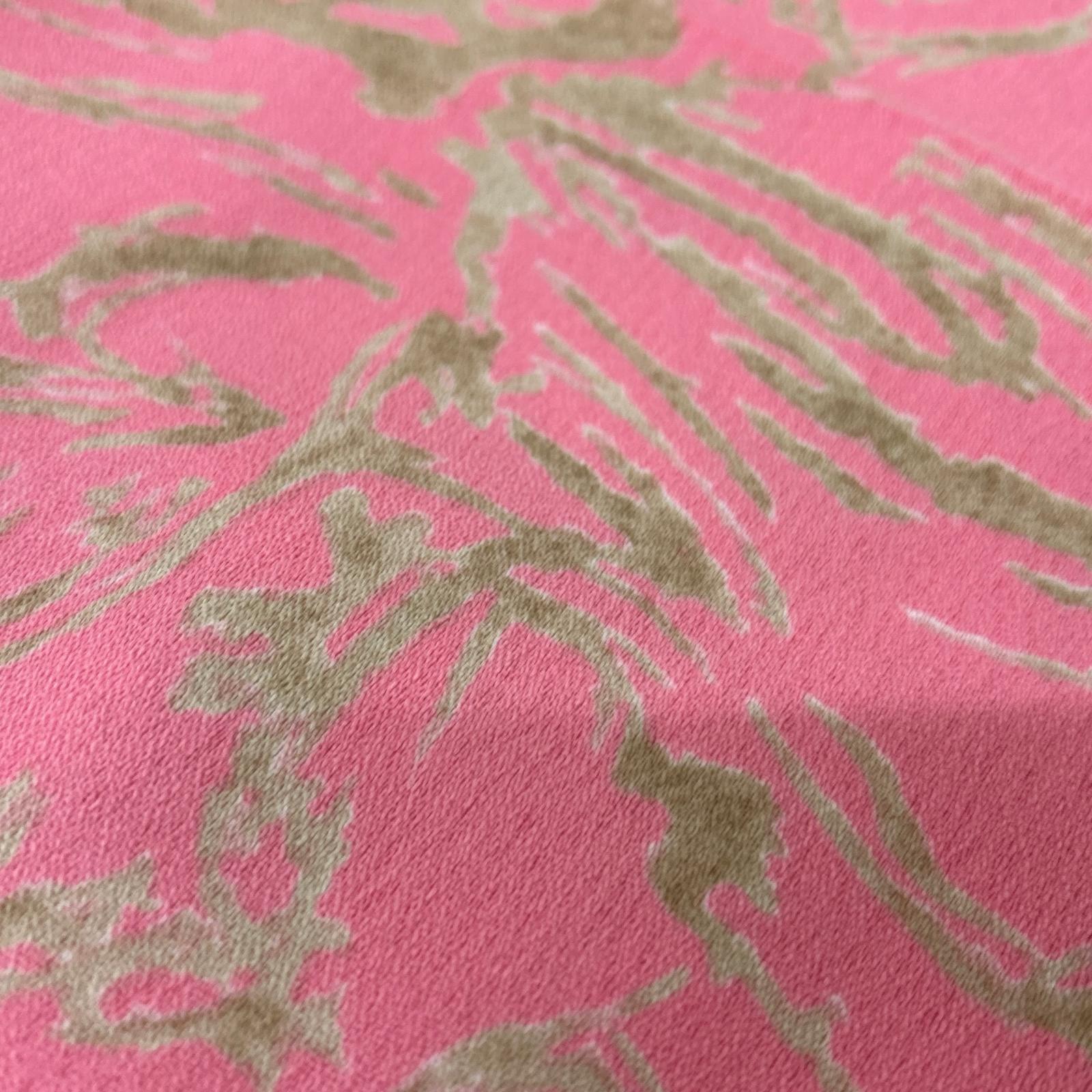 IRENE 25S88005 Pink All-Over Pattern Wide Pants Bottoms