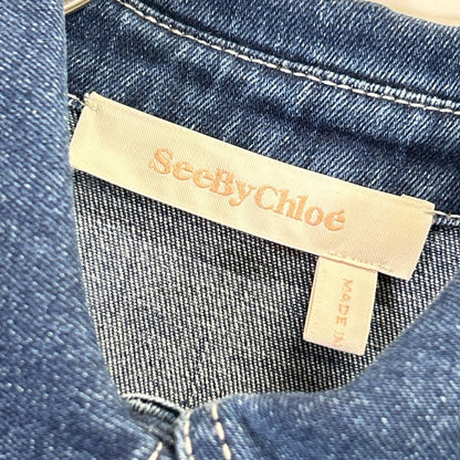 SEE BY CHLOE See By Chloe CHC19SDR02150 牛仔泡泡袖连衣裙 连衣裙