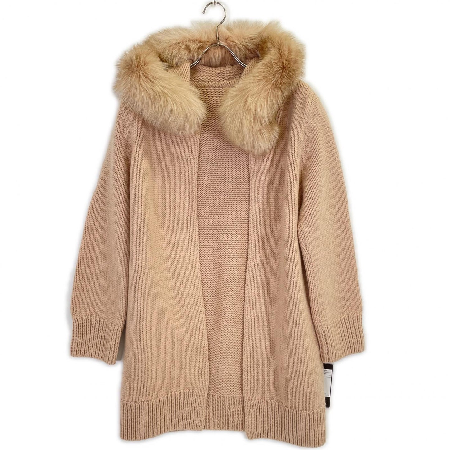 FOXEY 38516 Pink Beige Fox Solei Knit Coat F