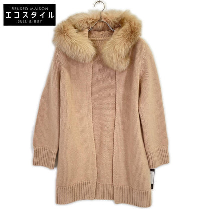 FOXEY 38516 Pink Beige Fox Soleil Knit Coat