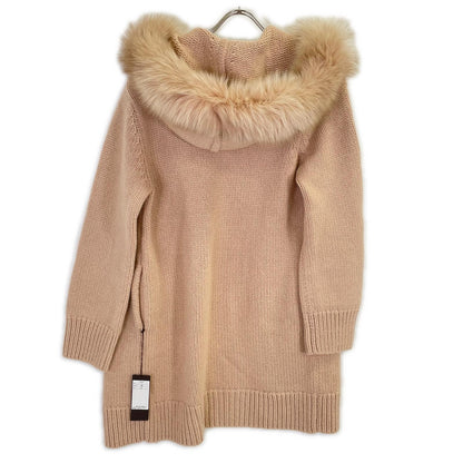 FOXEY 38516 Pink Beige Fox Solei Knit Coat F