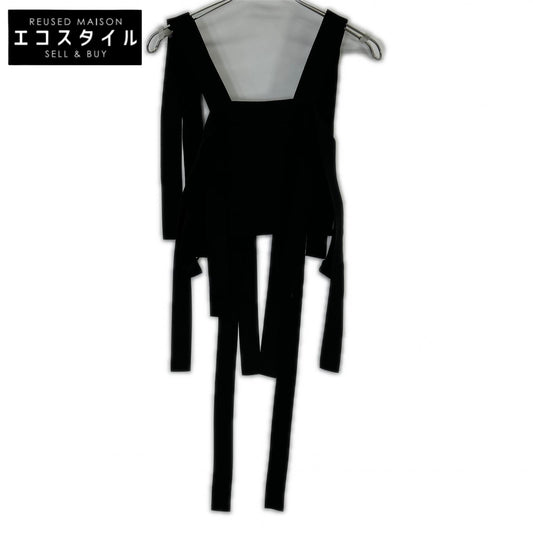 ENFOLD ENFOLD 25SS 300IA230-2071 黑色 BANDAGES VEST 马甲 背心 上衣